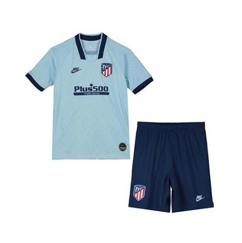 Camiseta Atlético Madrid Replica Tercera Ropa Niños 2019/20 Azul